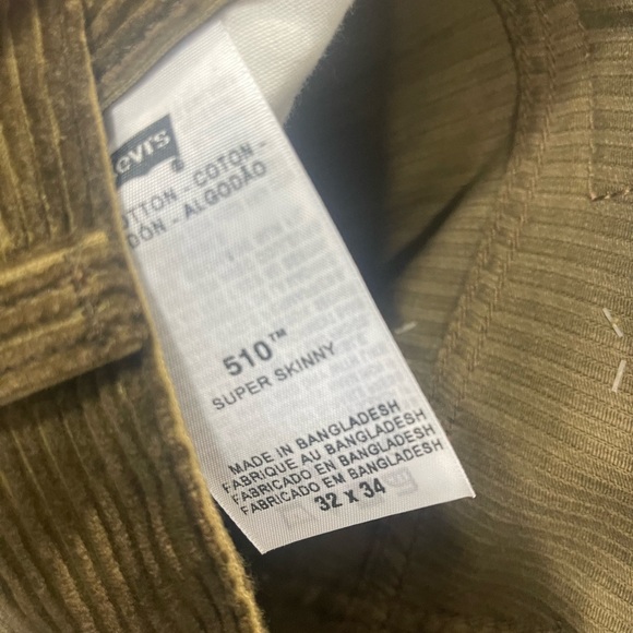 NWT Levi’s 510 Super skinny 32x34 - Picture 4 of 6